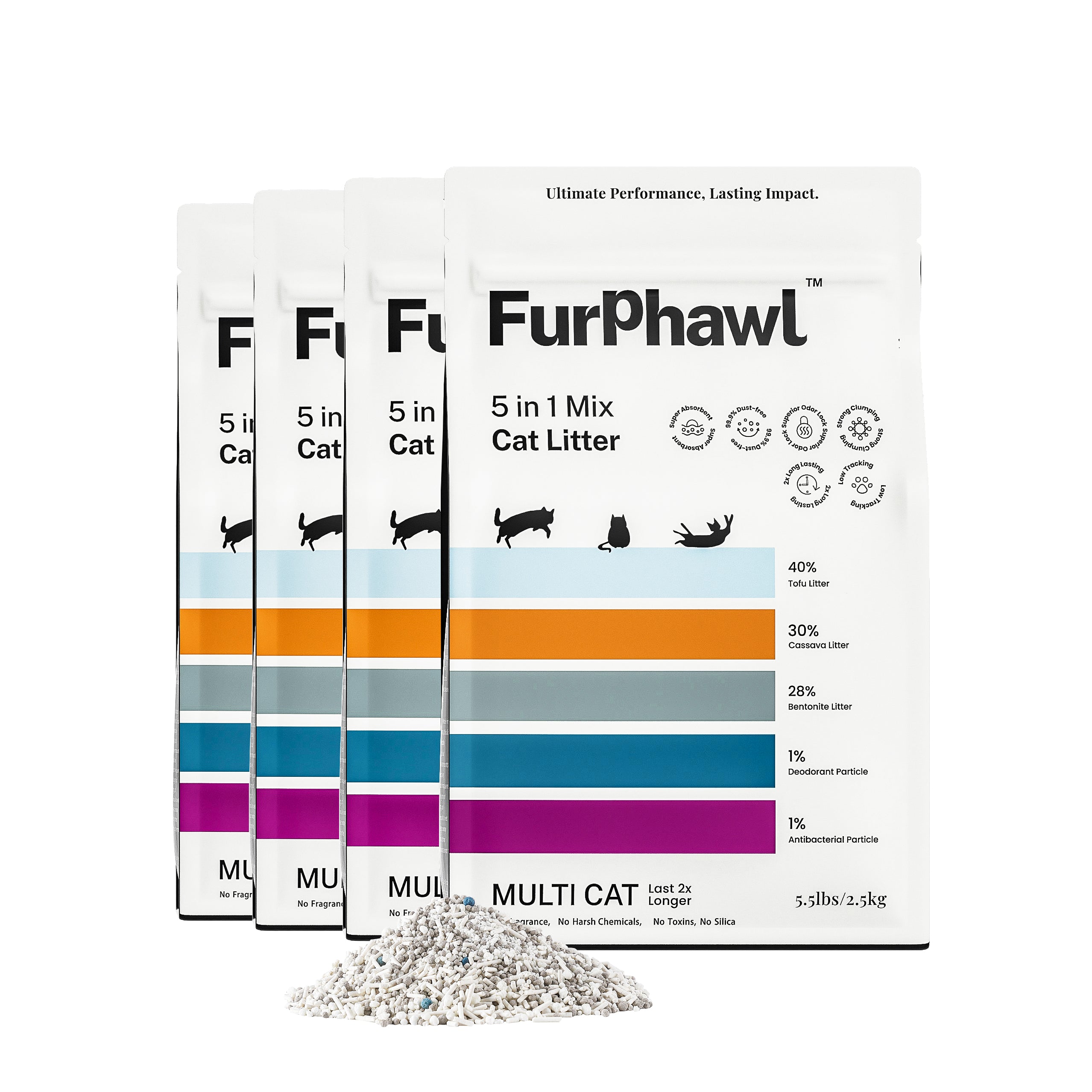 5 in 1 Mix Cat litter