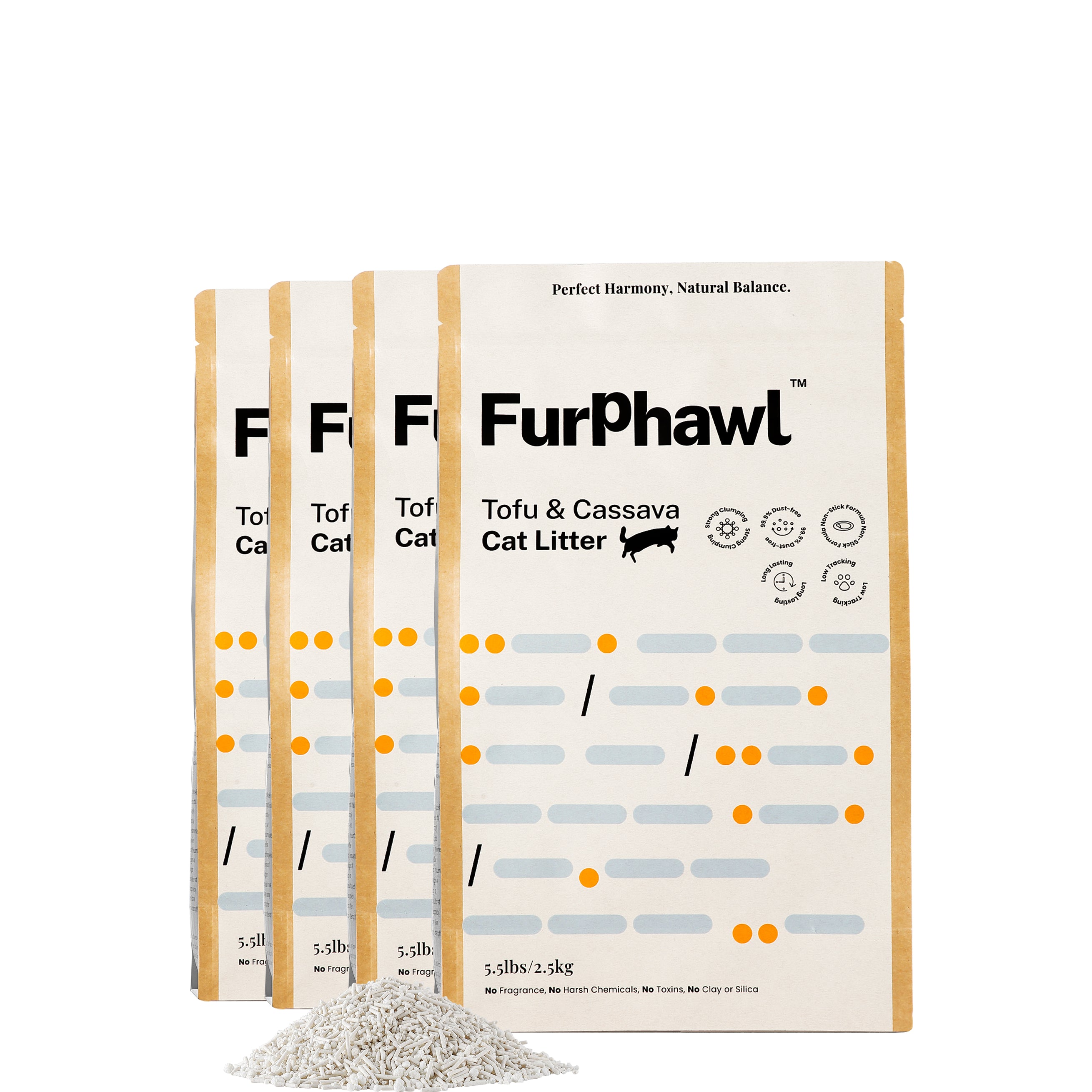 Cassava & Tofu Cat litter