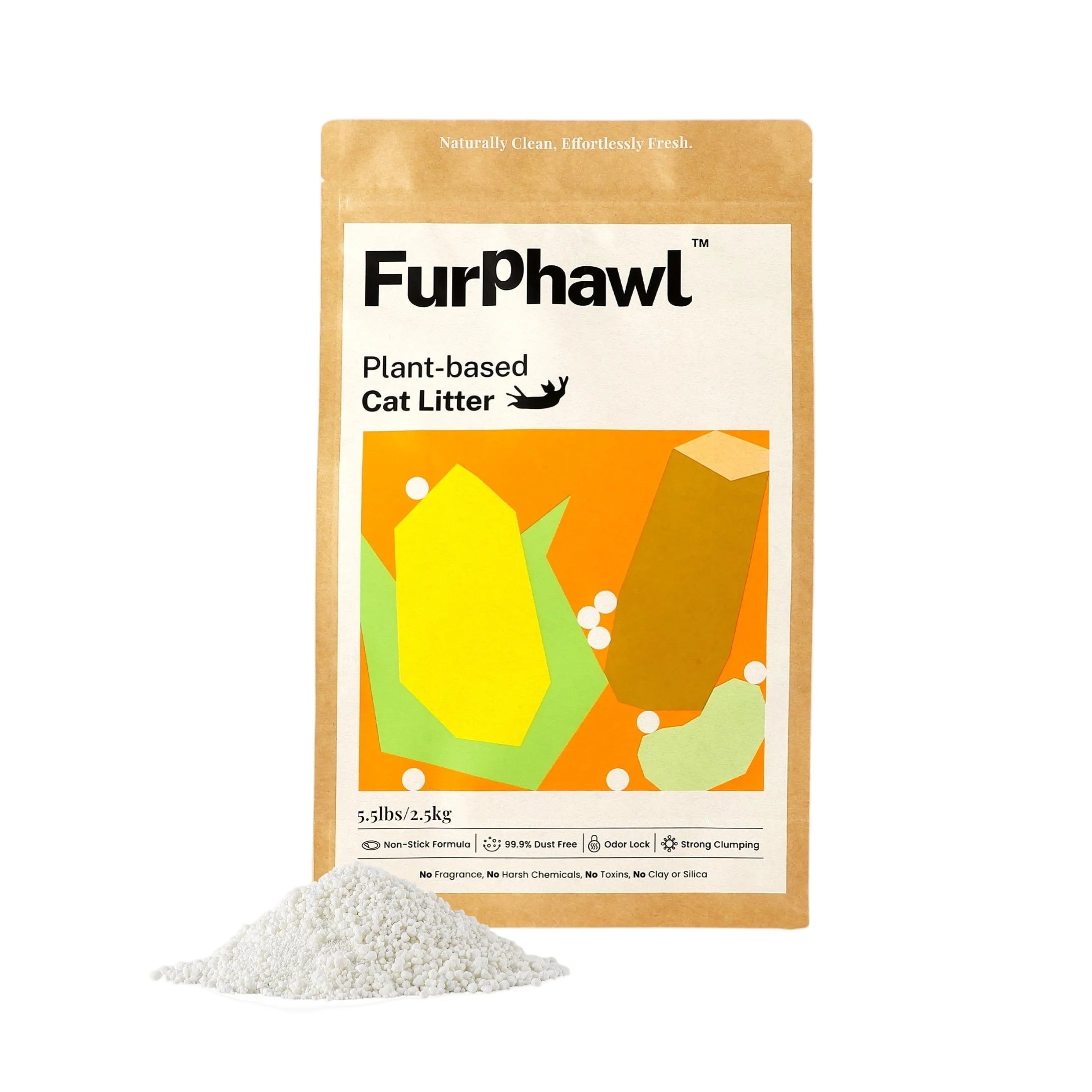 FurPhawl plant-based cat litter